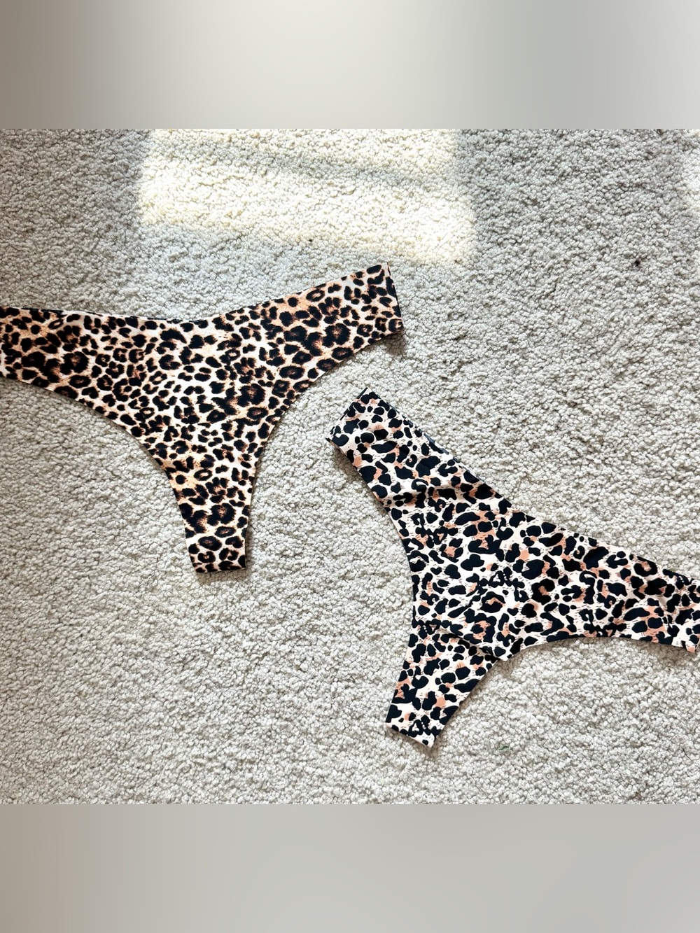 NEW Leopard Print Seamless Panties Set